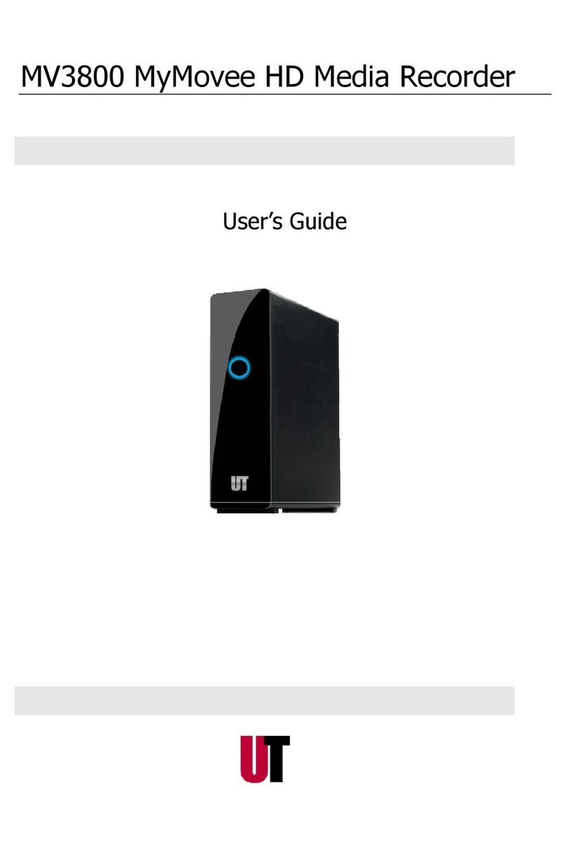 UT MyMovie MV3800 User manual