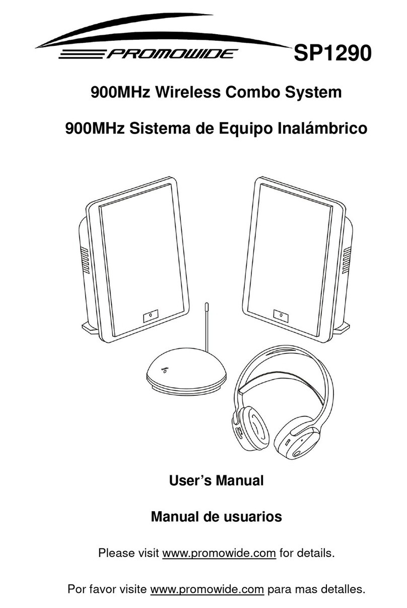 Promowide SP1290 user manual