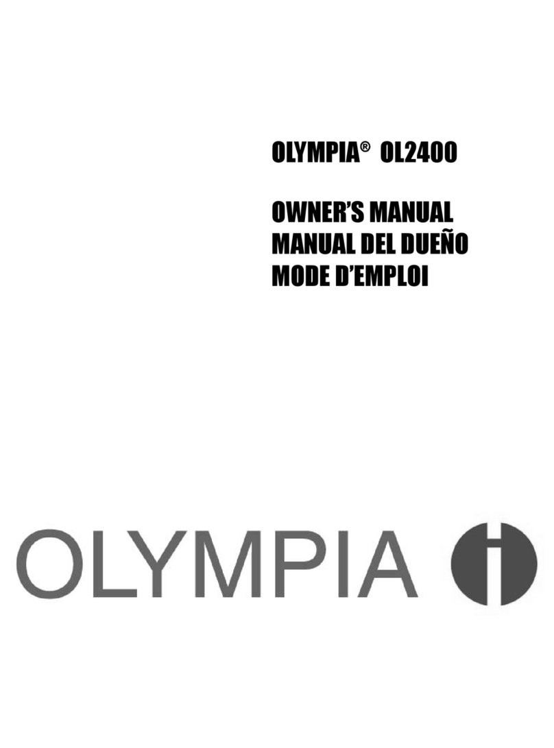 Olympia OL2400 owner's manual