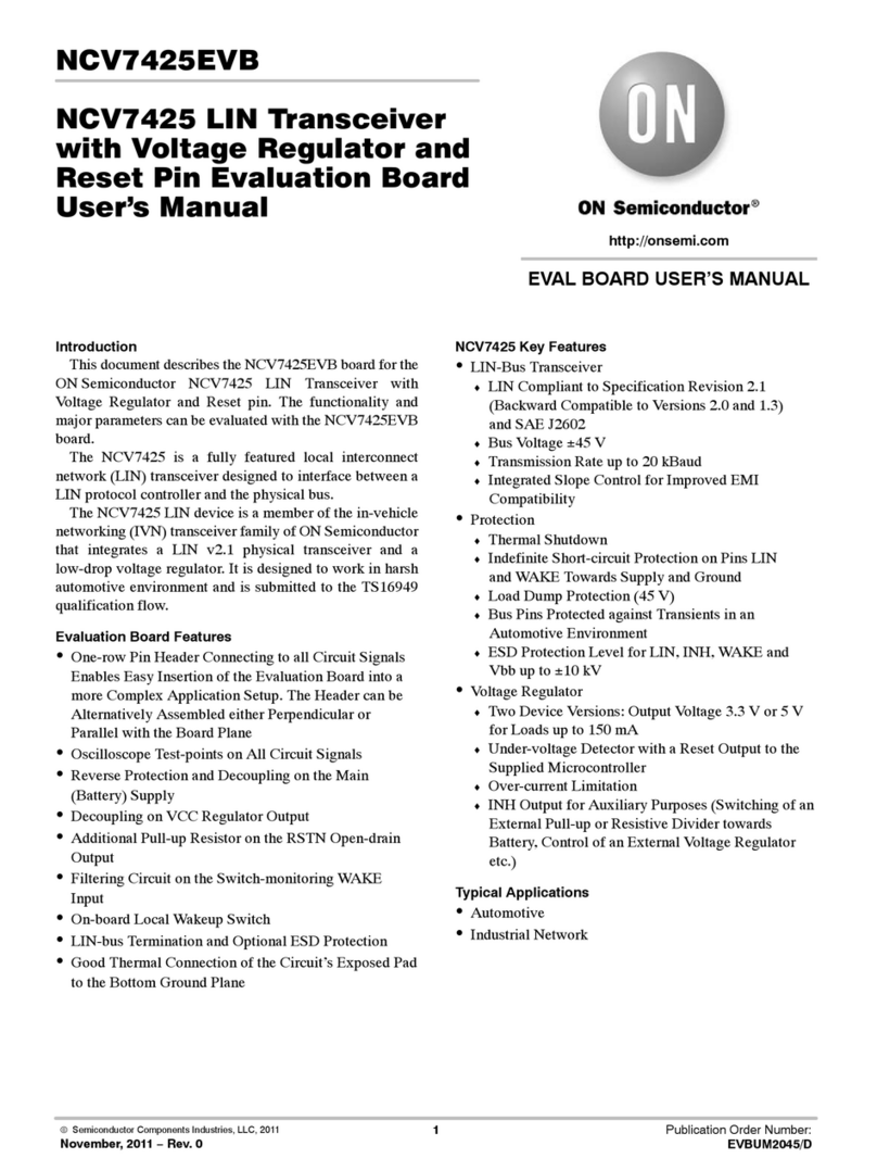 ON Semiconductor NCV7425EVB User manual