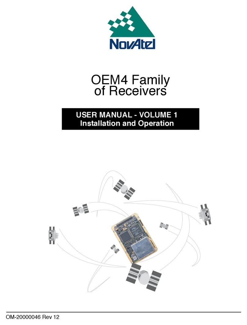 Novatel OEM Series user manual