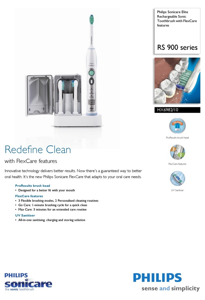 Philips Sonicare FlexCare HX6982/10 User manual