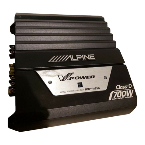 Alpine MRP-M350 User manual