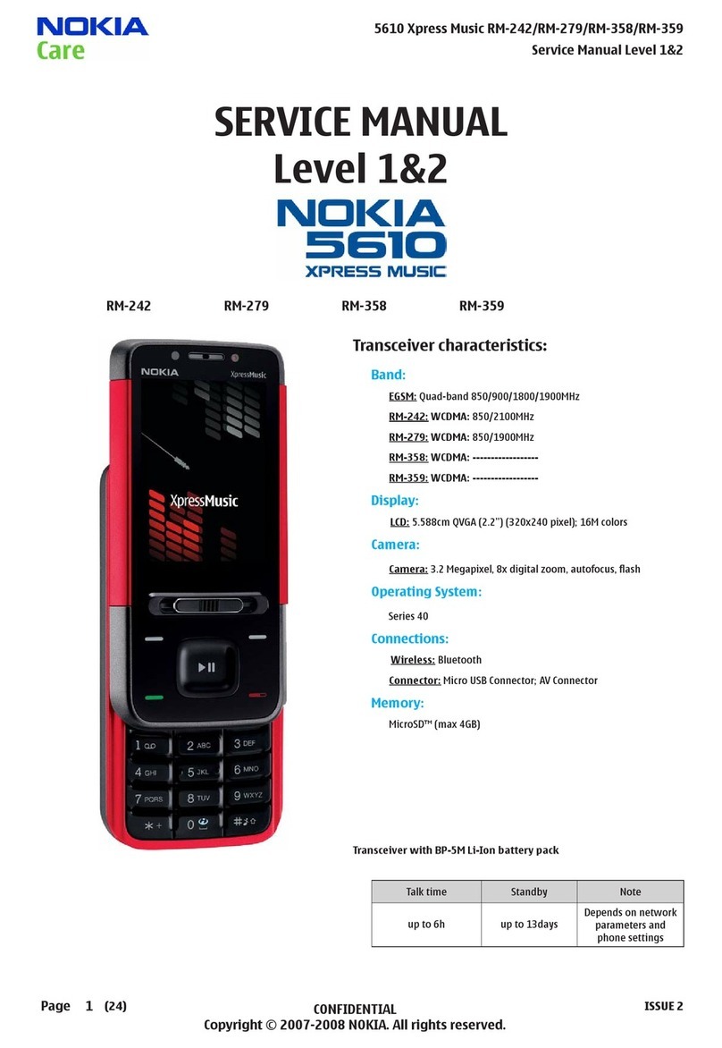 Nokia 5610 - XpressMusic Cell Phone User manual
