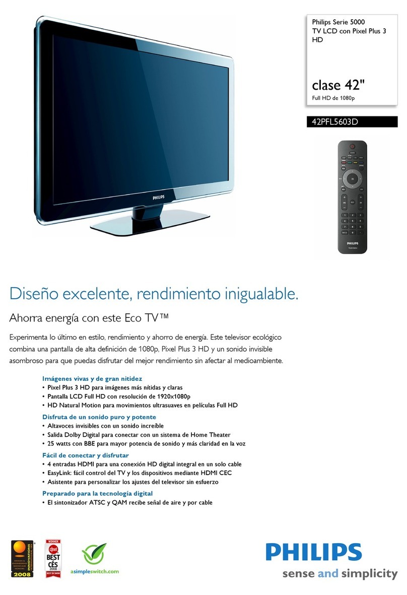 Philips NULL 42PFL5603D User manual