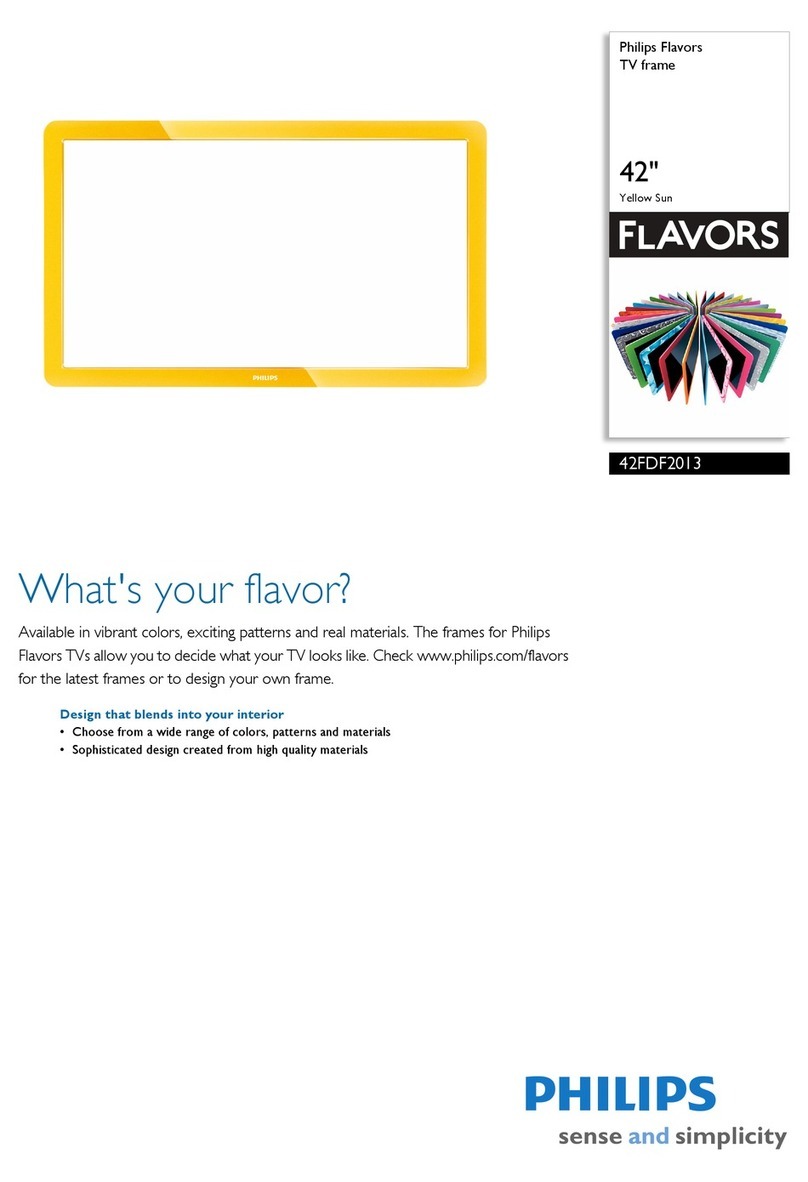 Philips Flavors 42FDF2013 User manual Philips Flavors 42FDF2013 User manual