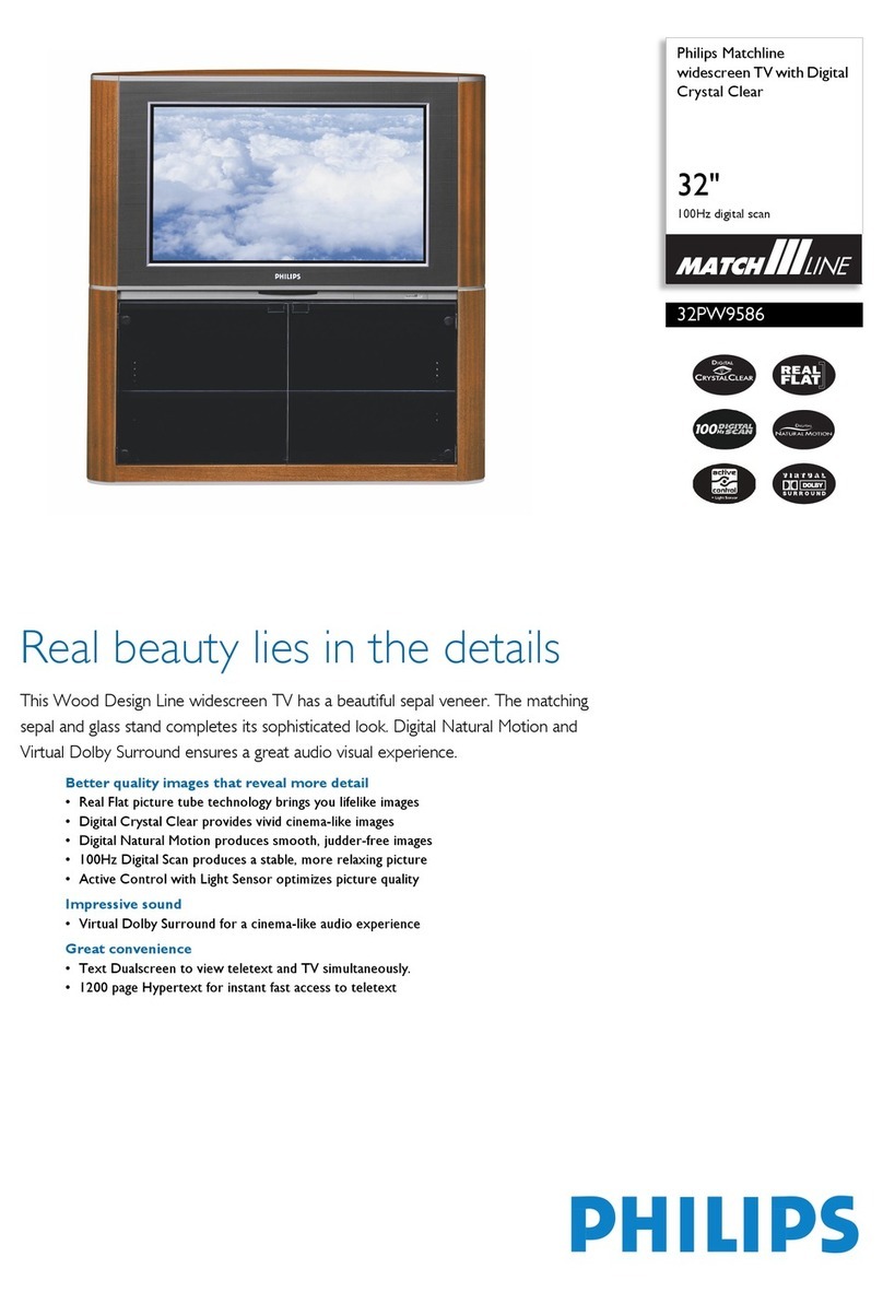 Philips Matchline 32PW9586/05 User manual