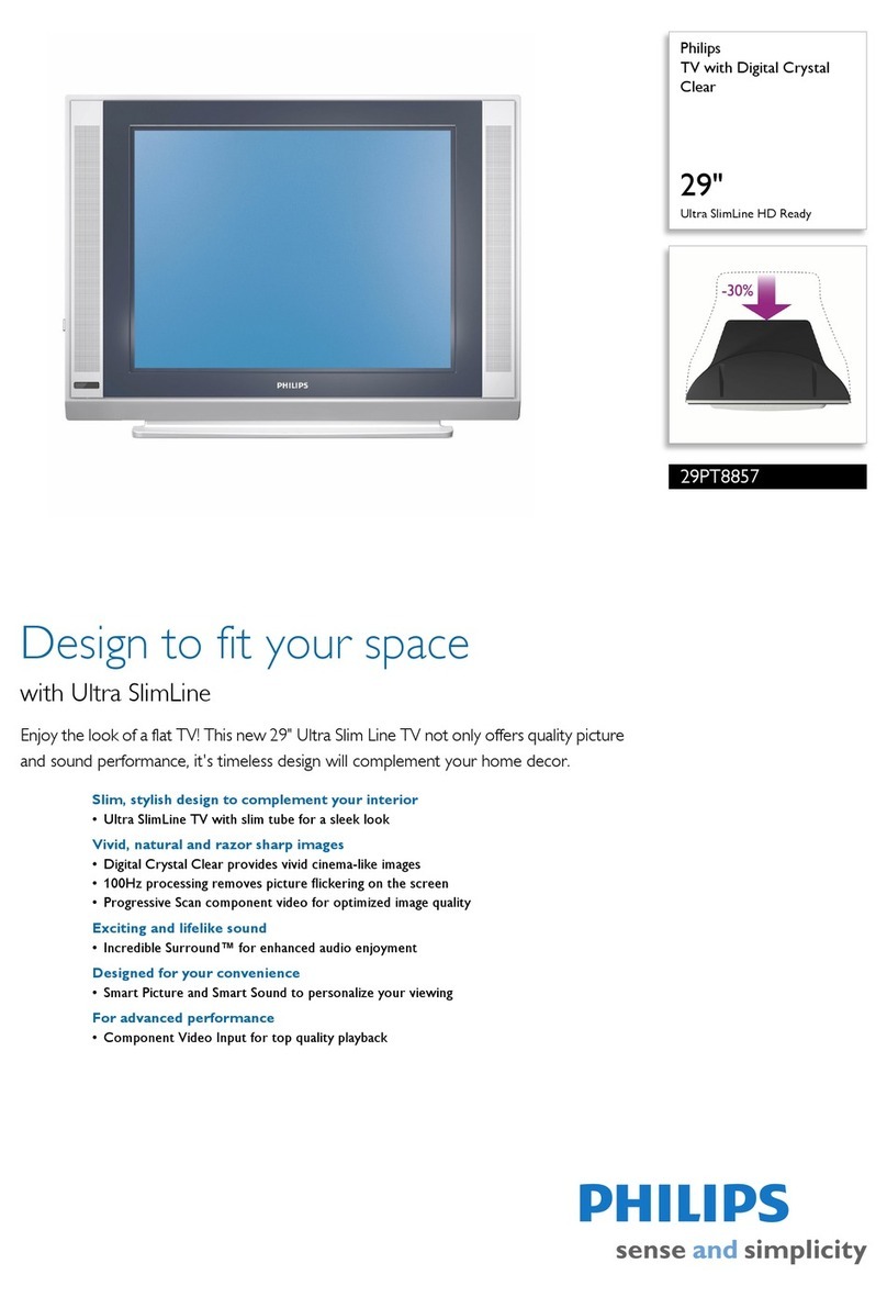 Philips 29PT8857 User manual