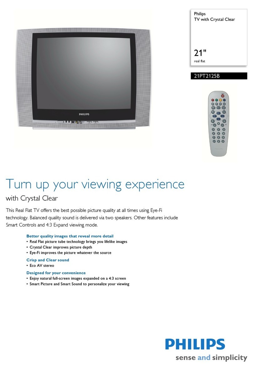 Philips 21PT2125B User manual