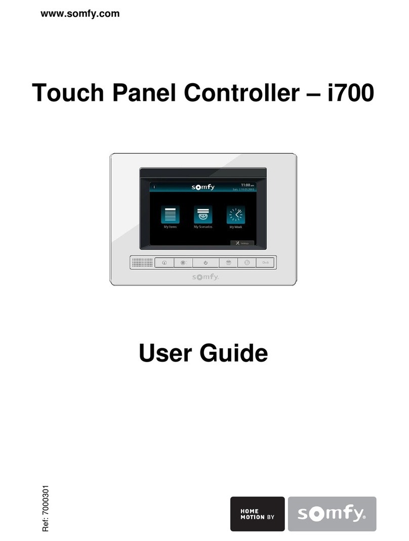 SOMFY i700 user guide
