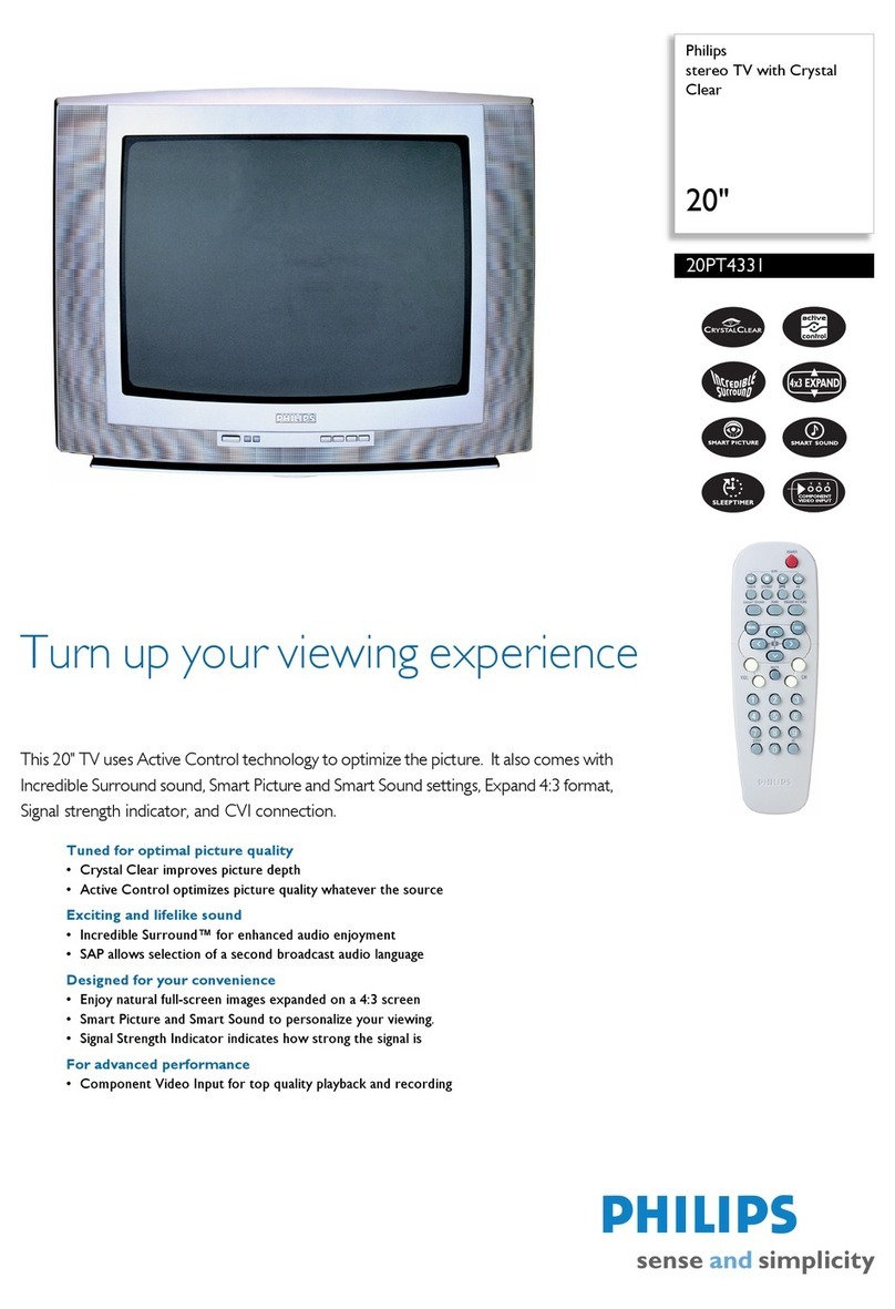 Philips 20PT4331 User manual