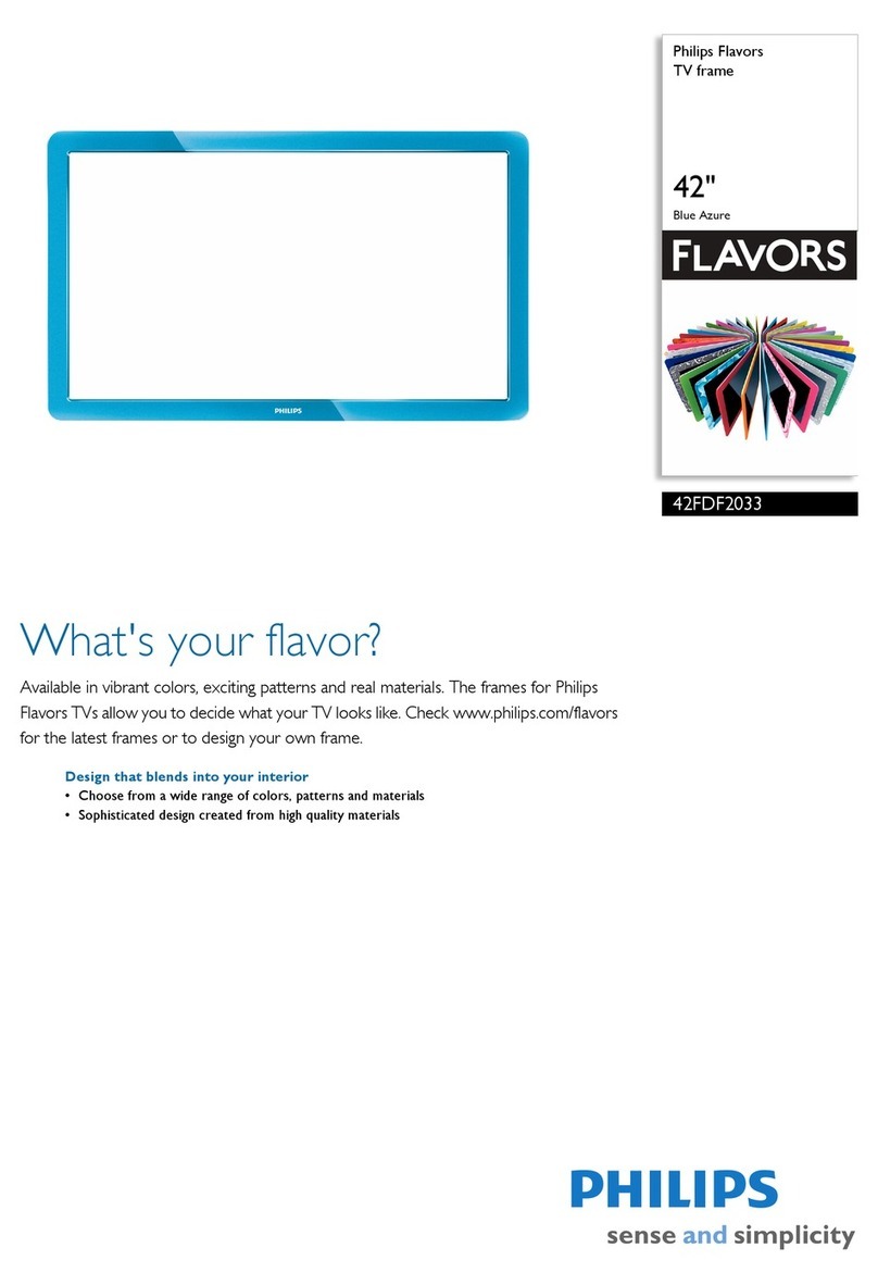 Philips Flavors 42FDF2033 User manual Philips Flavors 42FDF2033 User manual