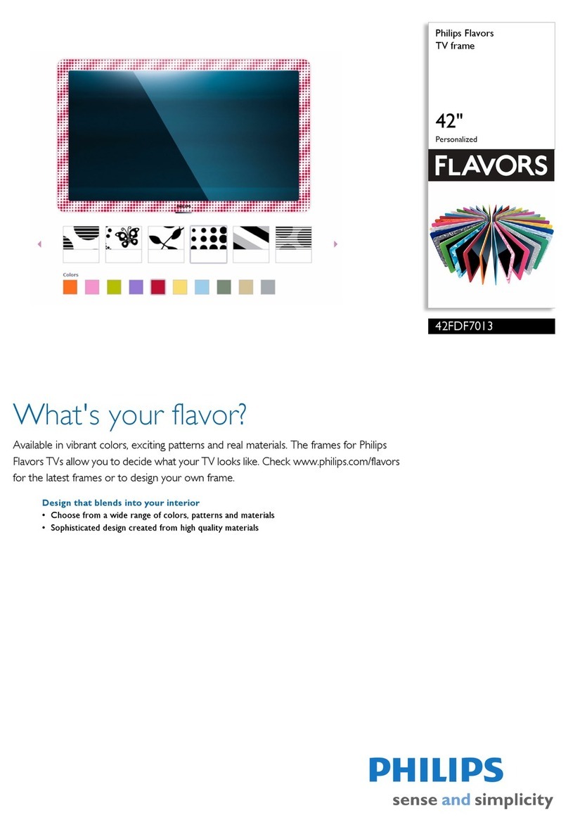 Philips Flavors 42FDF7013 User manual Philips Flavors 42FDF7013 User manual