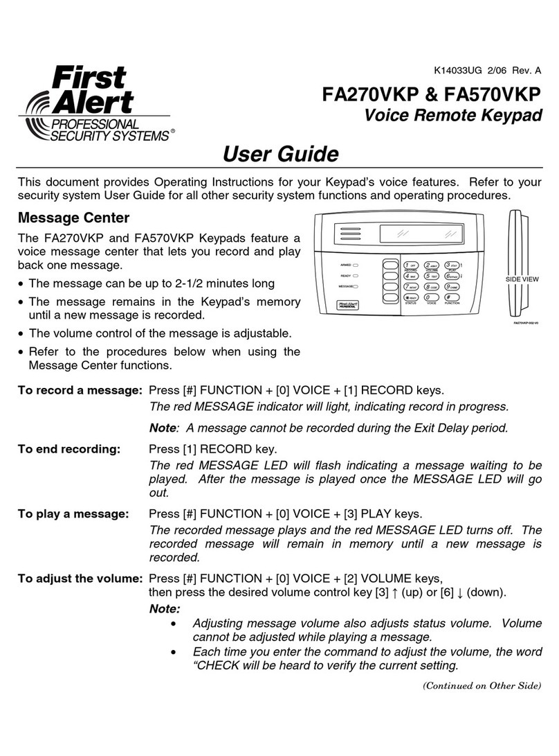 First Alert FA270VKP User manual