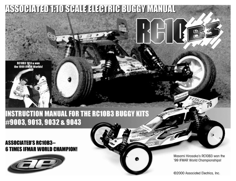 Associated Electrics RC10B3 User manual Associated Electrics RC10B3 User manual