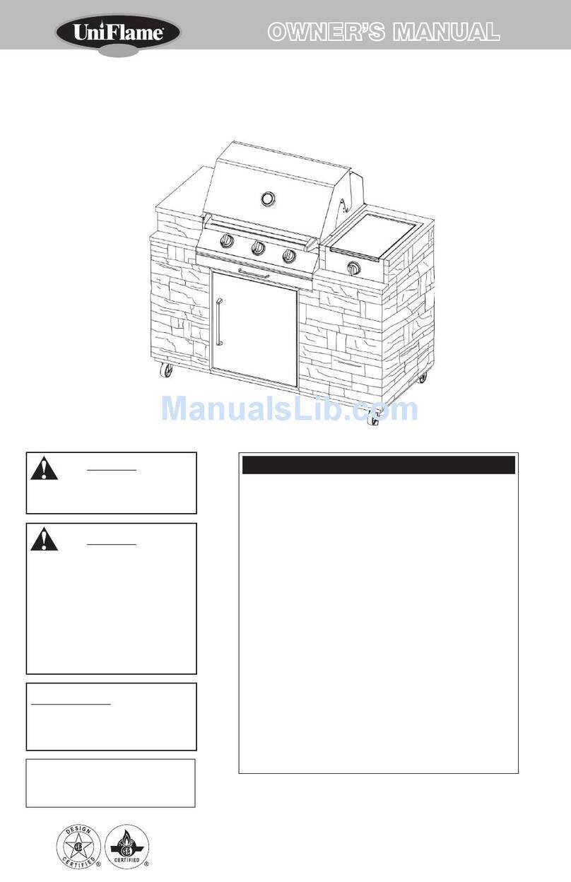 Uniflame GBC790W owner's manual