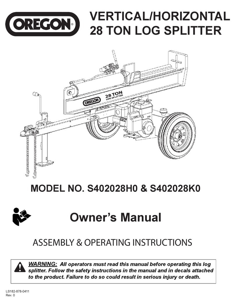 Oregon S402028H0 owner's manual