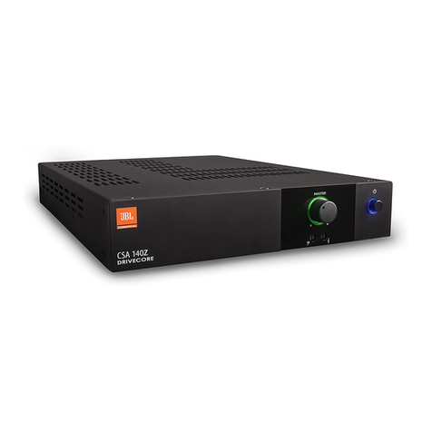 JBL CSA 2120Z User manual