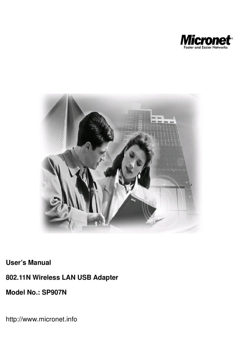 MicroNet SP907N user manual