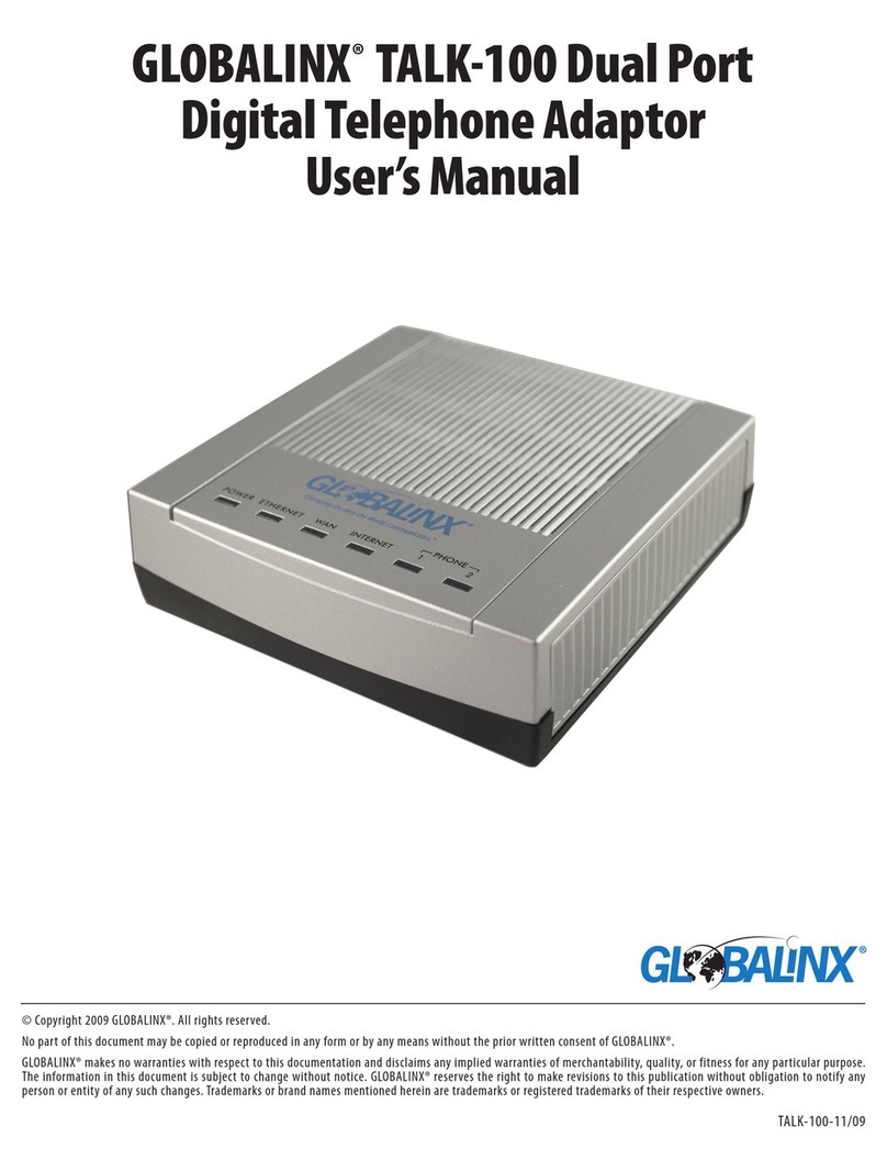 Globalinx Talk-100 User manual
