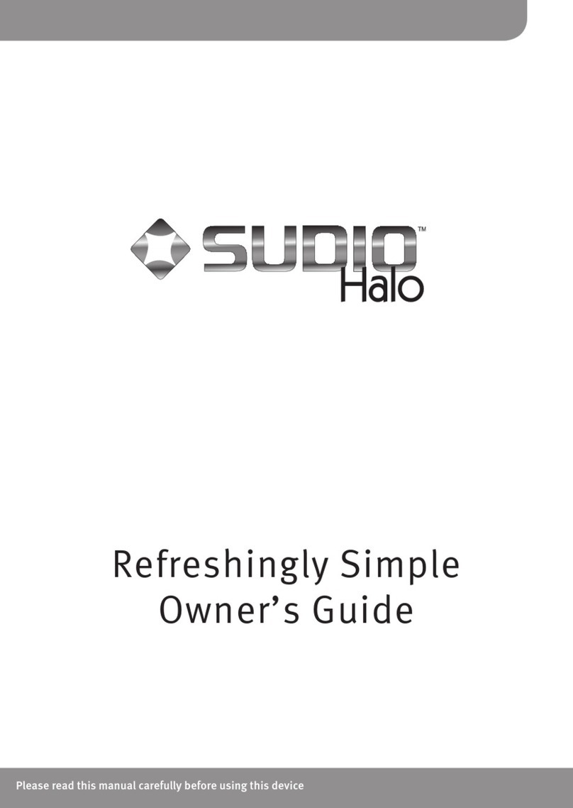 Sudio Halo owner's guide