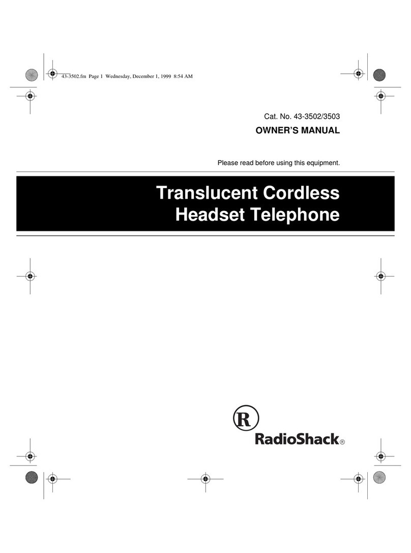 Radio Shack 43-3502 User manual