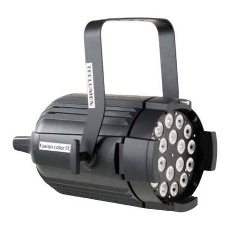 Teclumen Fusion color 18 FC rgbw user manual