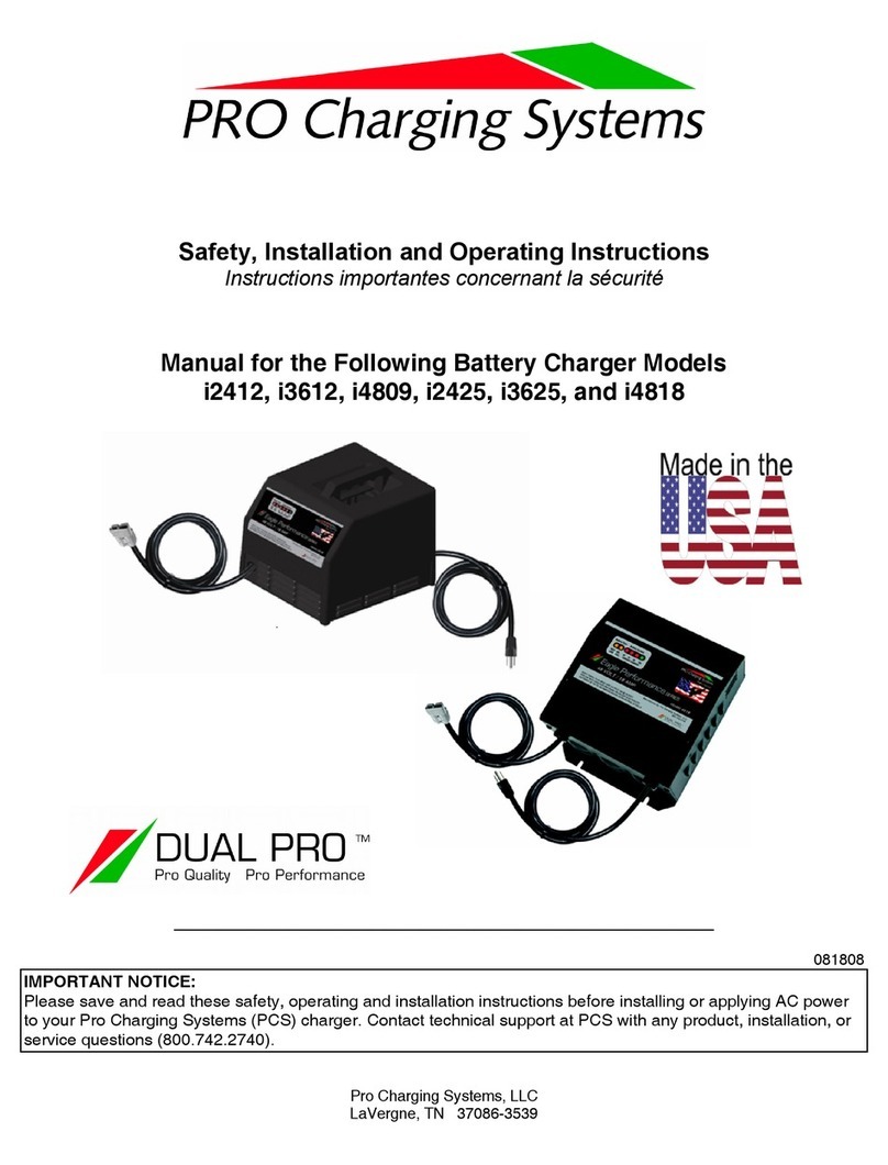 PRO Charging System i2412 User manual