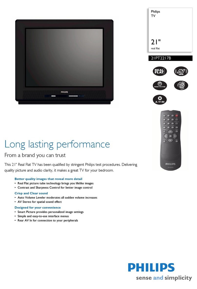 Philips 21PT2217B User manual