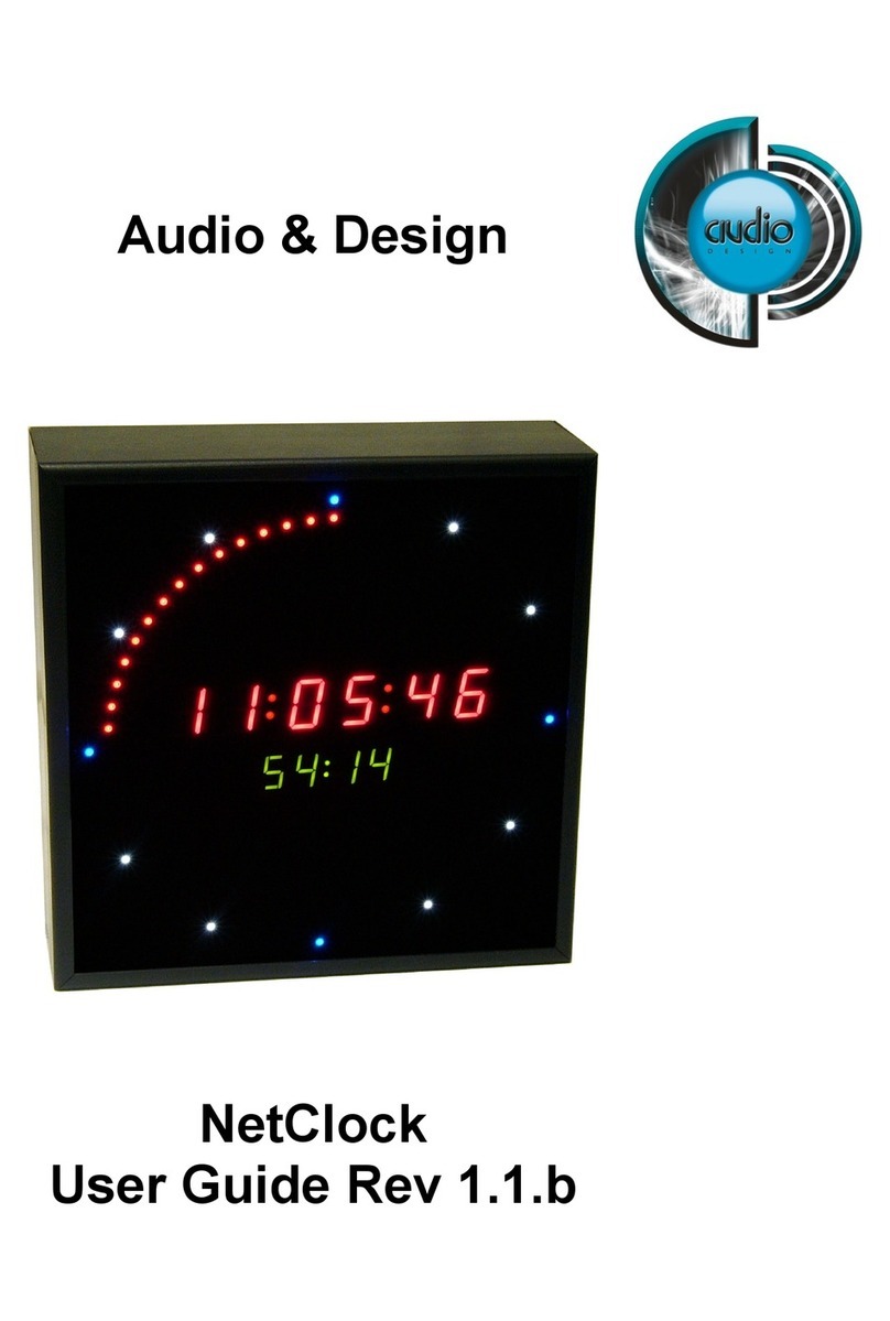 Audio & Design NetClock user guide