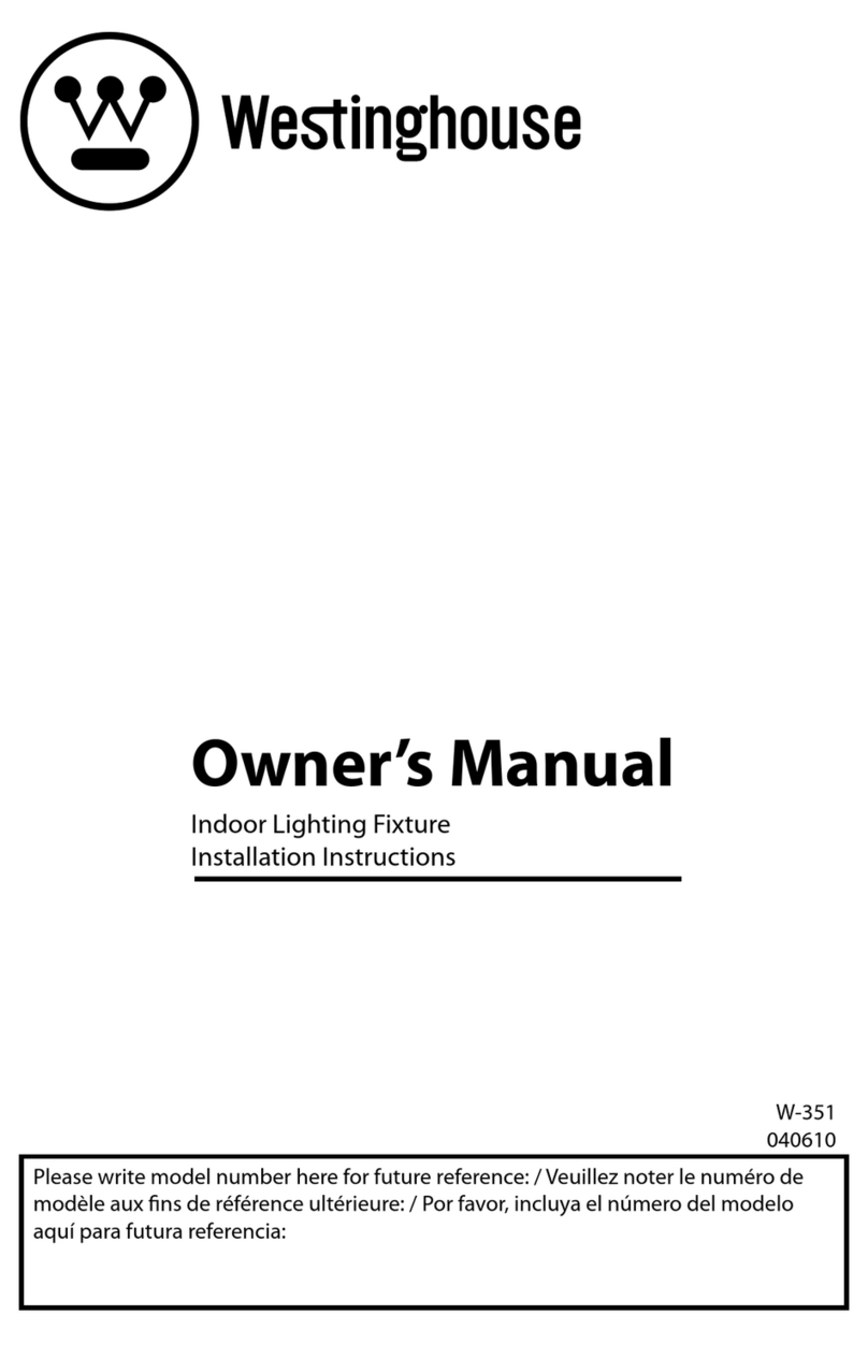 Westinghouse W-351 owner's manual
