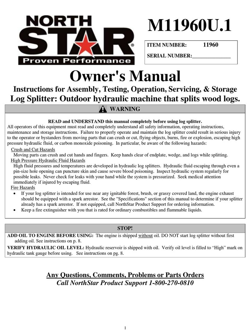 North Star M11960U.1 owner's manual