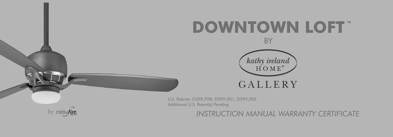 Kathy Ireland DOWNTOWN LOFT Instruction manual warranty certificate
