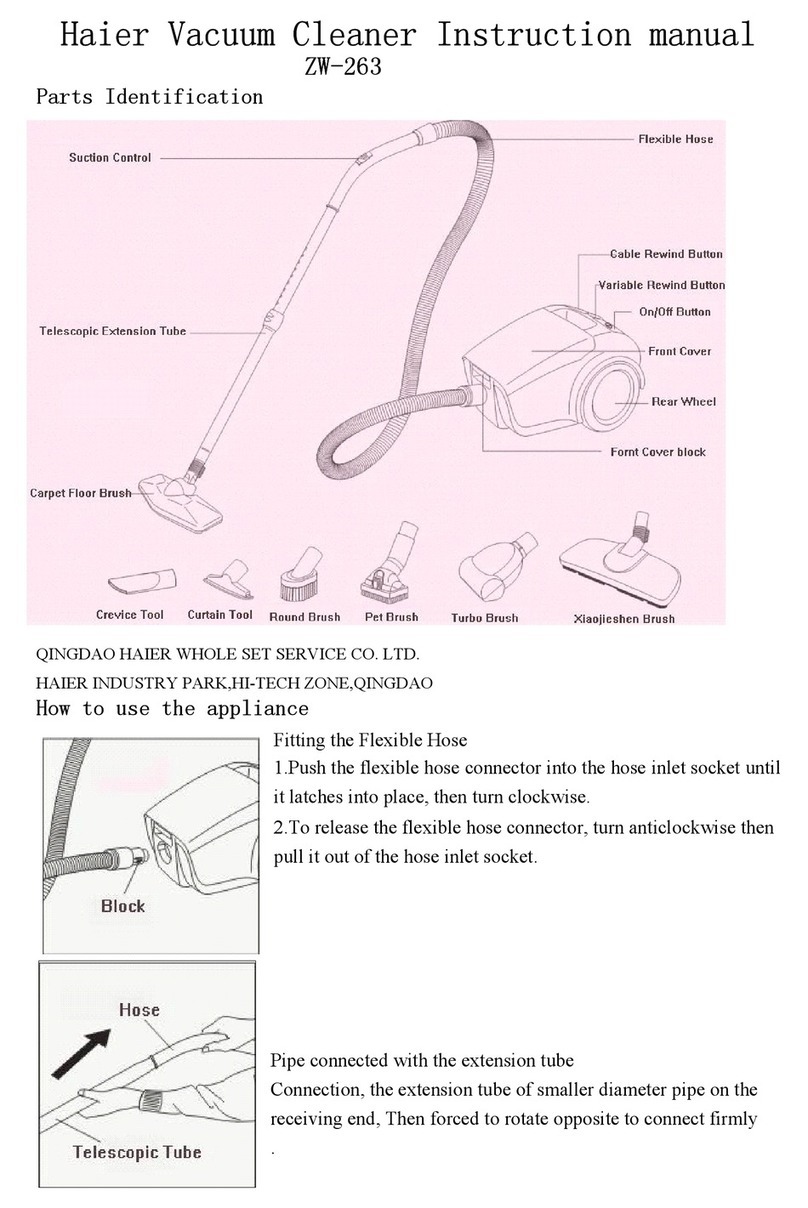 Haier ZW-263 instruction manual