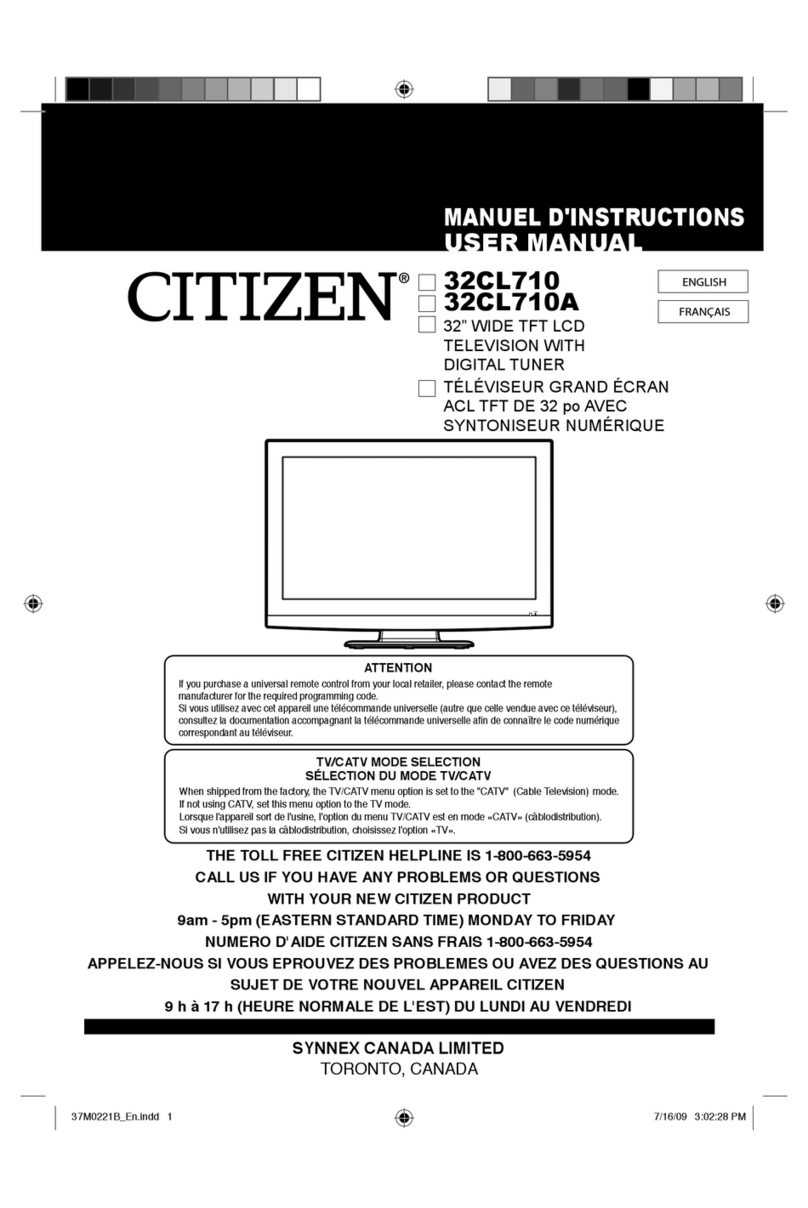 Citizen 32CL710 User manual Citizen 32CL710 User manual
