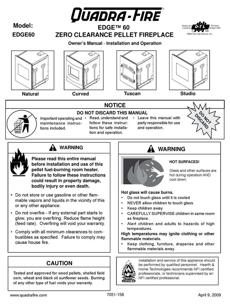 Quadra-Fire Edge60 User manual