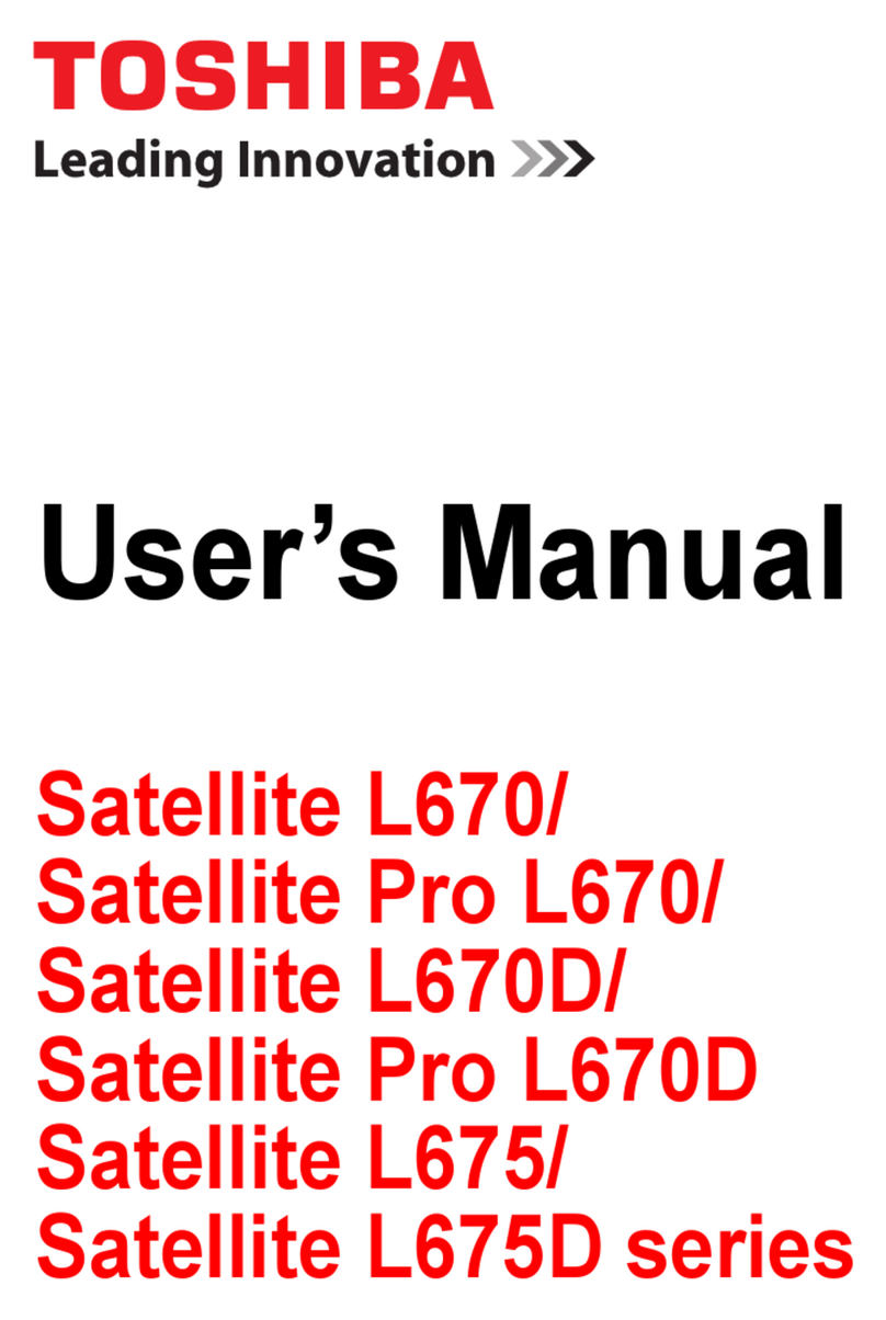 Toshiba Satellite L670 user manual