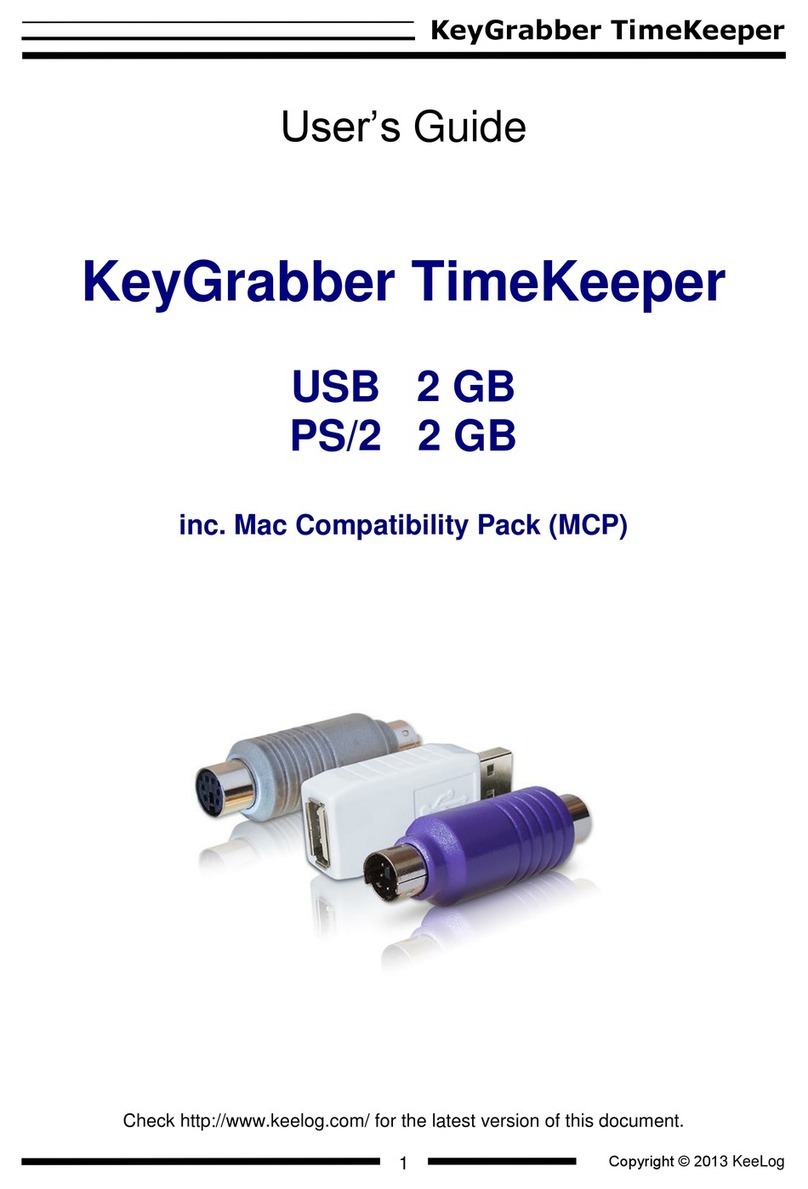 KeeLog KeyGrabber TimeKeeper user guide