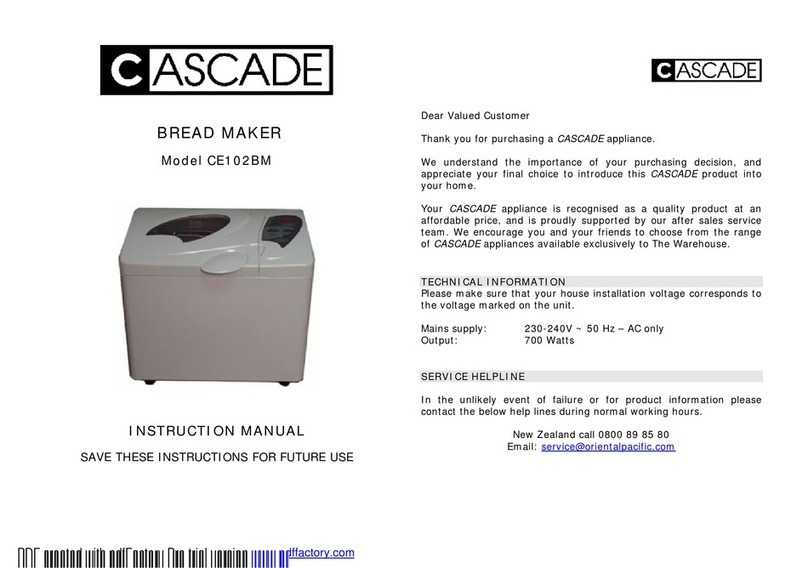Cascade CE102BM User manual