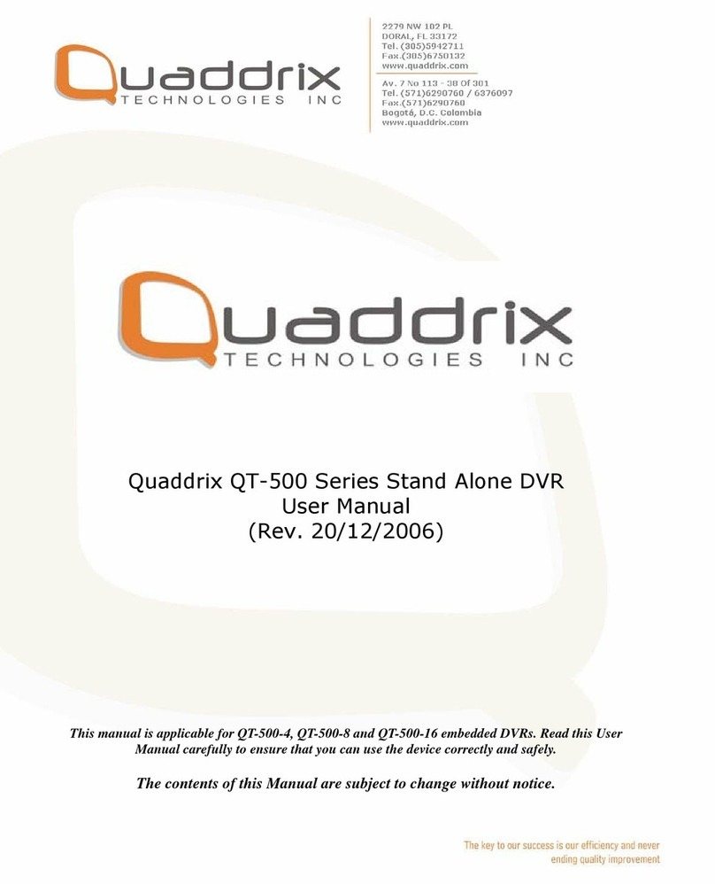 Quaddrix QT-500-16 user manual
