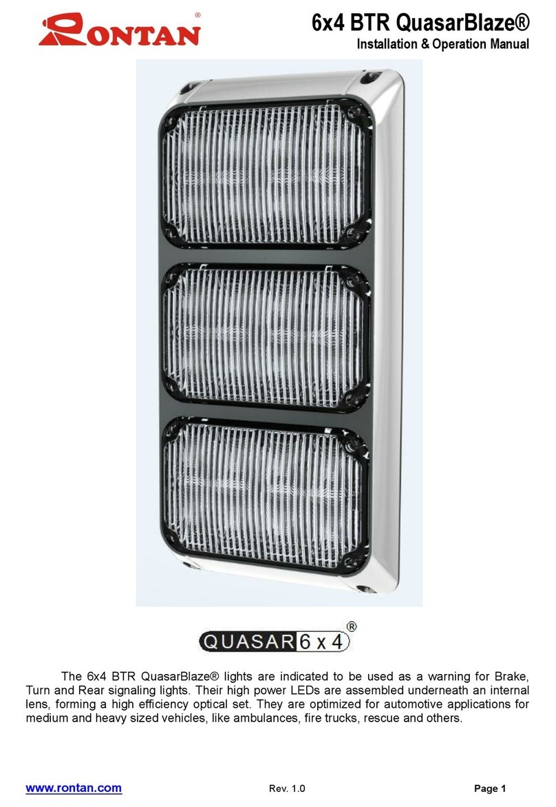 Rontan 6x4 BTR QuasarBlaze Installation & operation manual