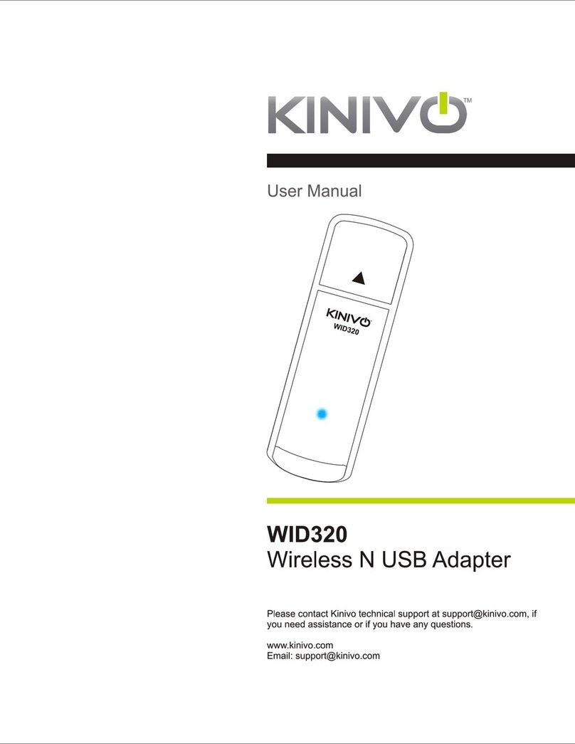Kinivo WID320 User manual