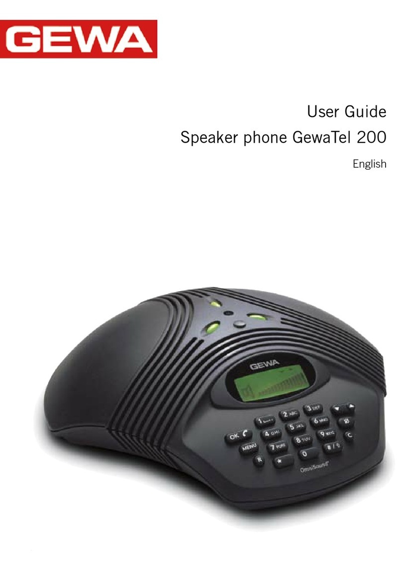 Gewa GewaTel 200 User manual