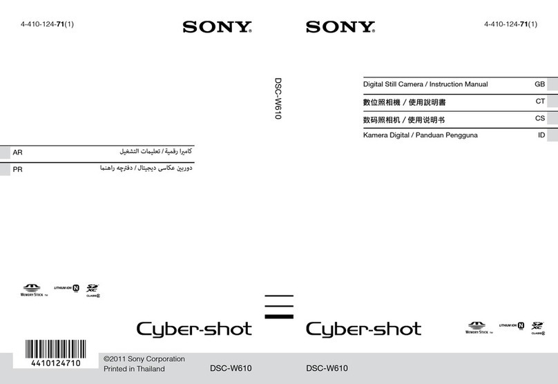 Sony DSC-W610 User manual