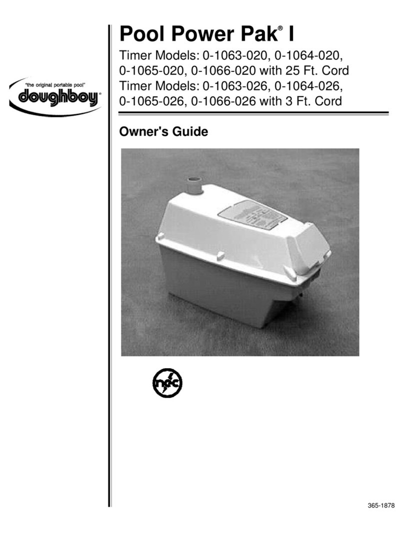 Doughboy 0-1063-020 owner's guide