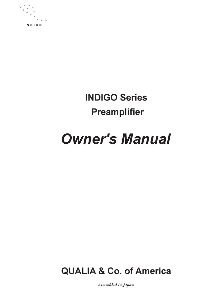 QUALIA & Co INDIGO Series owner's manual