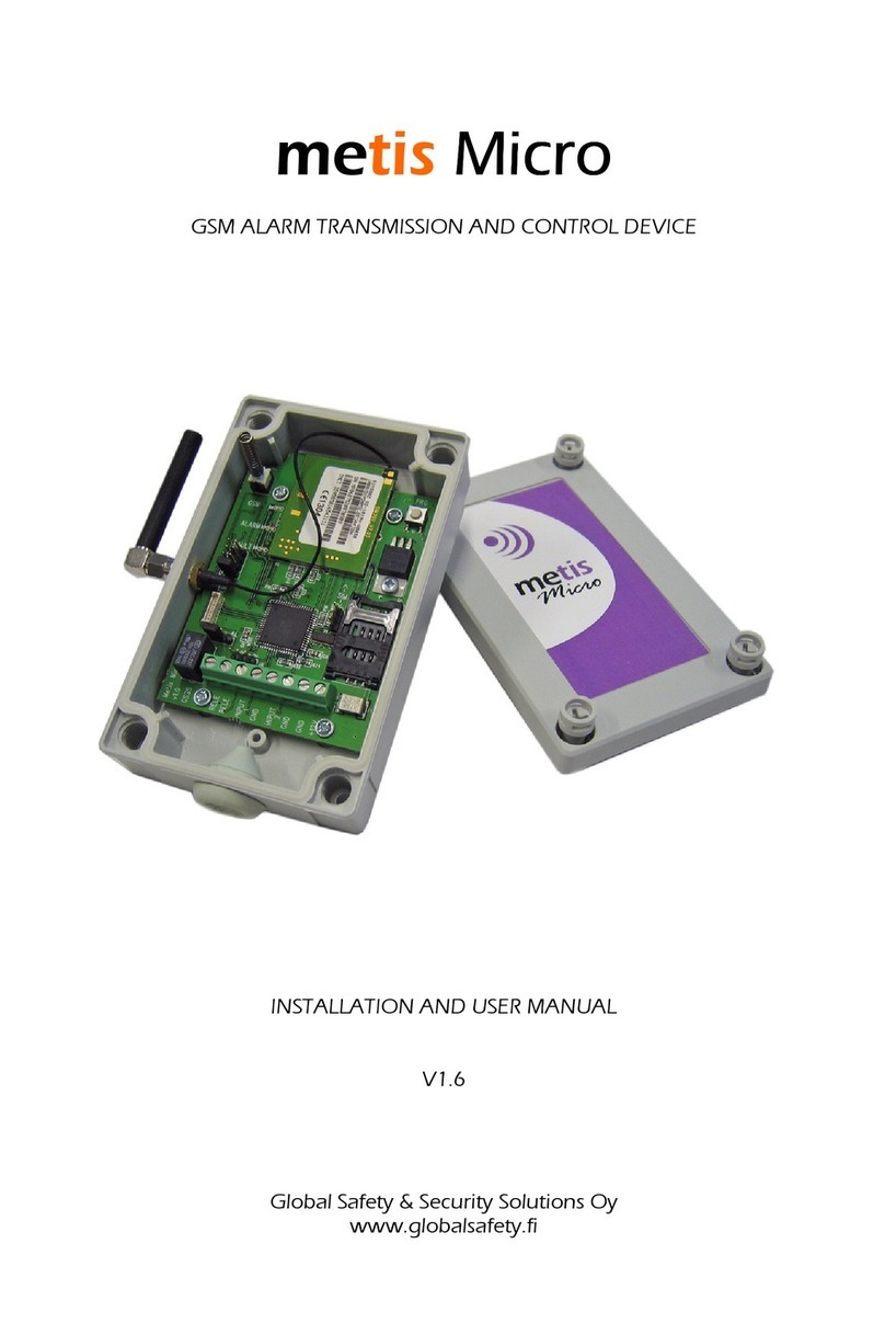 Global metis Micro Installation and user manual