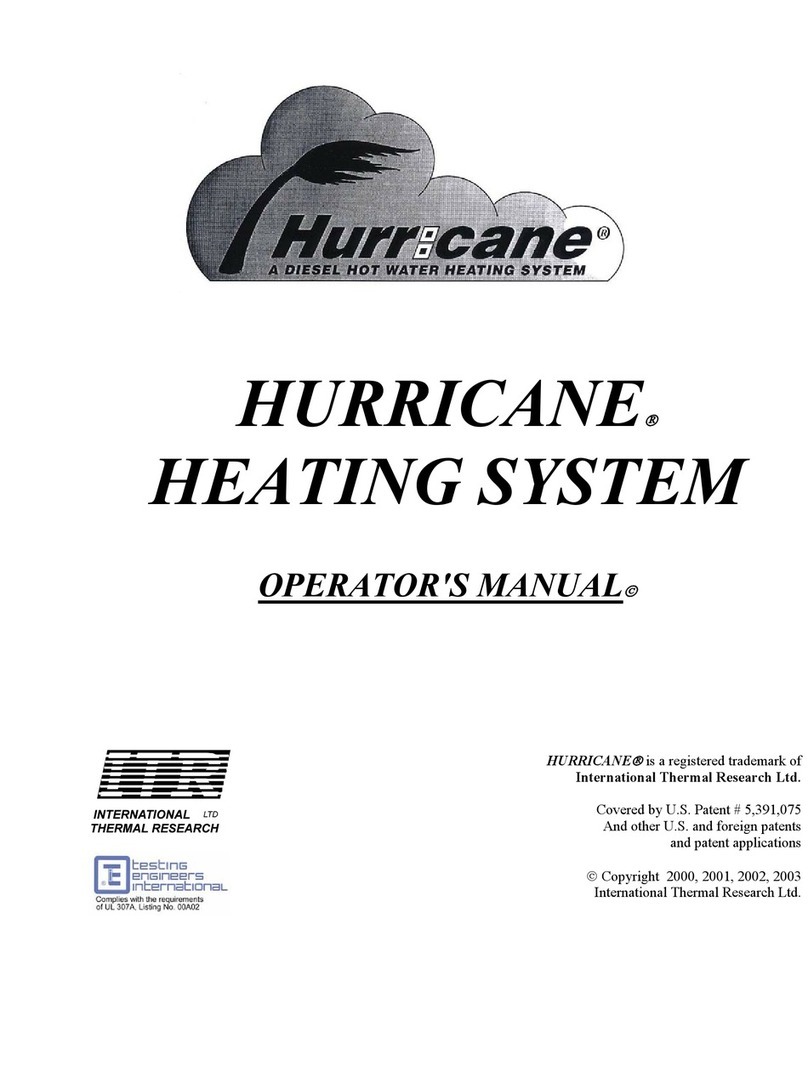 International Thermal Research CO32D Operator's manual