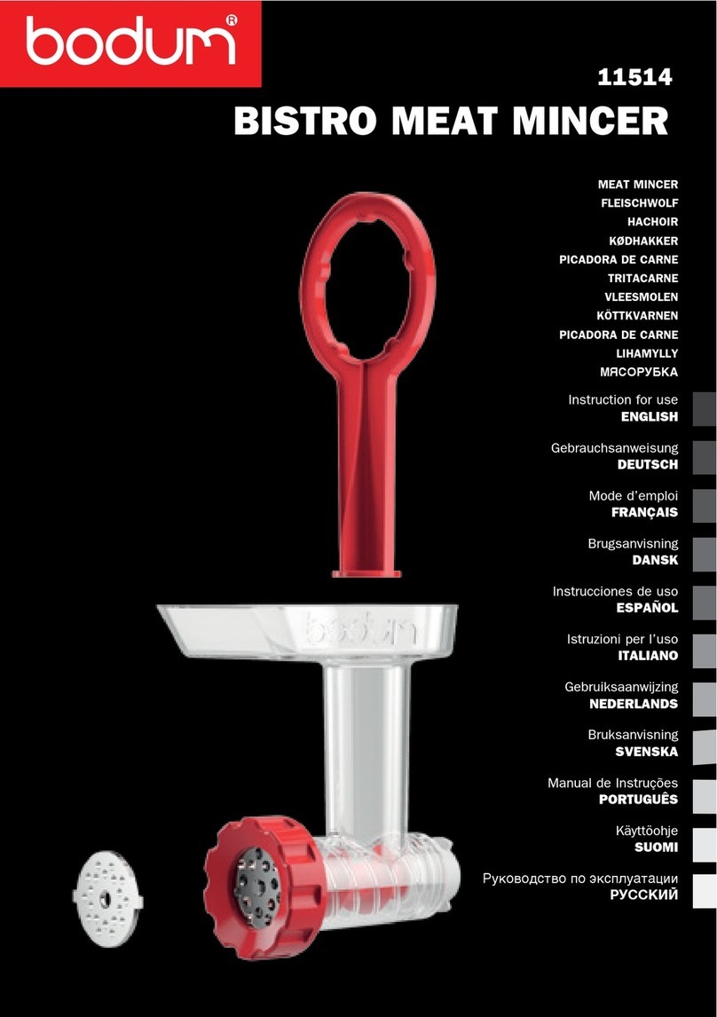 Bodum BISTRO 11514 Instructions for use Bodum BISTRO 11514 Instructions for use