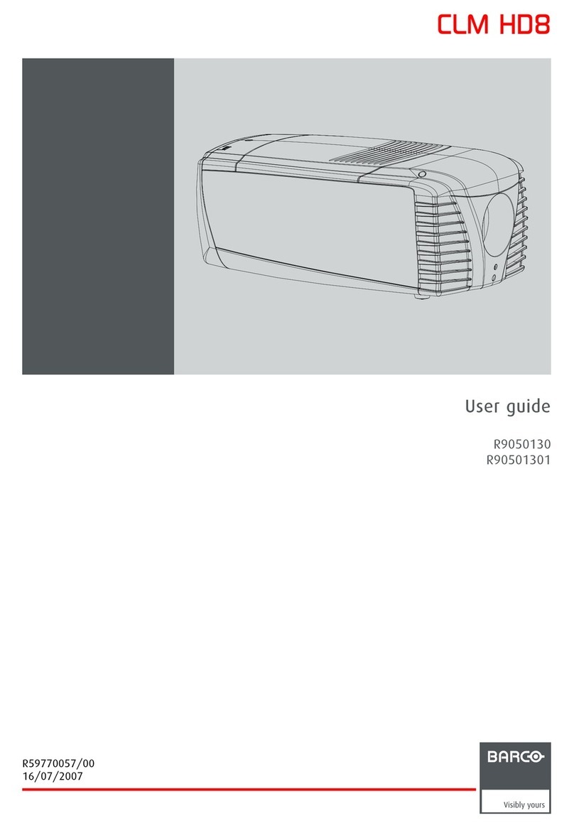 Barco CLM HD8 R9050130 User manual